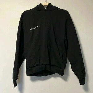 Pangaia organic cotton  blend black hoodie